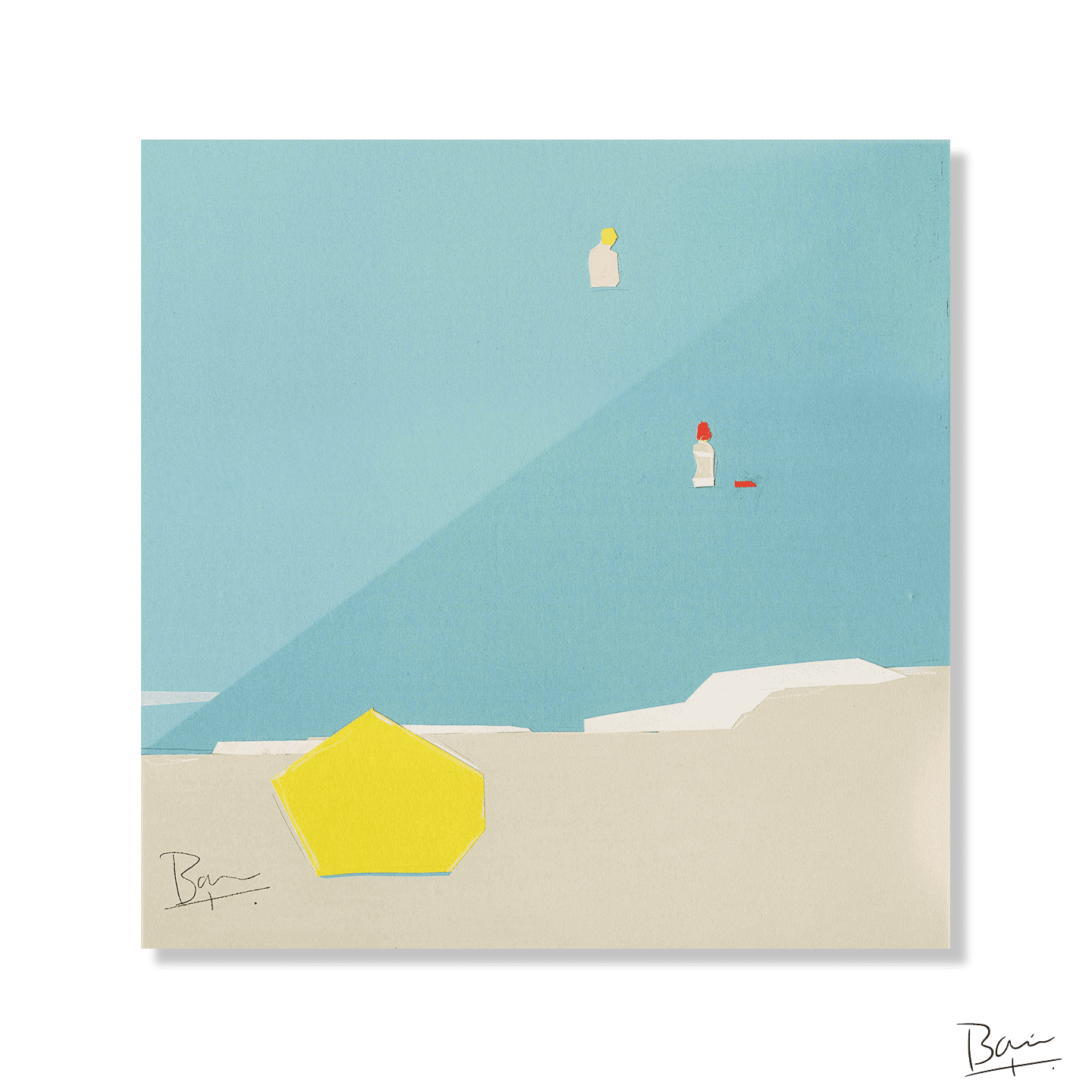 Two People in the Sea